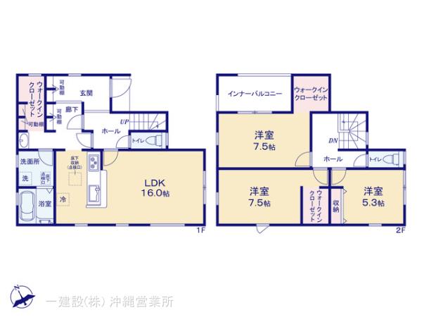 リーブルガーデン糸満市真壁第２の見取り図