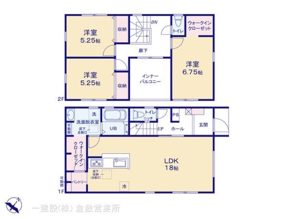 リーブルガーデン倉敷福田町古新田第１１の見取り図