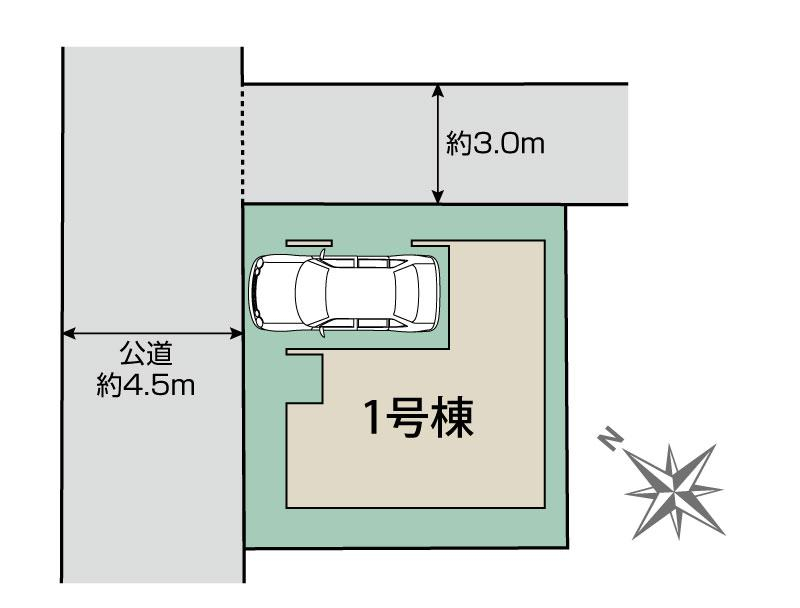 西宮市浜甲子園1丁目1棟 区画図