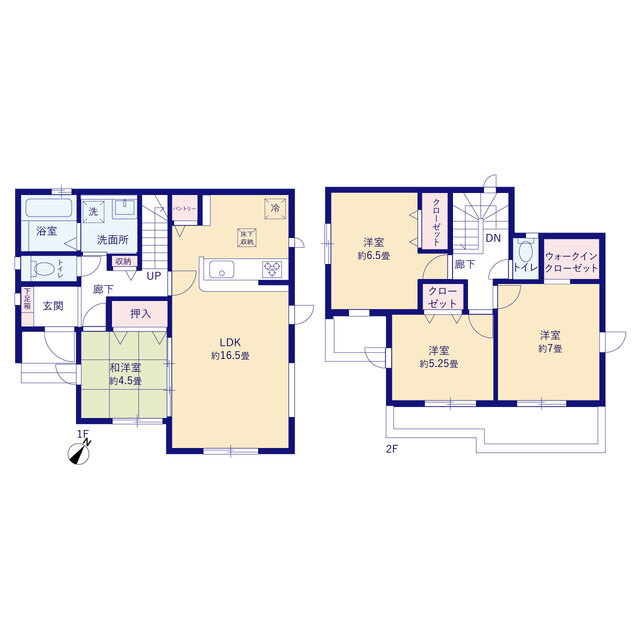 グラファーレ4308上尾市壱丁目東２期１棟の見取り図