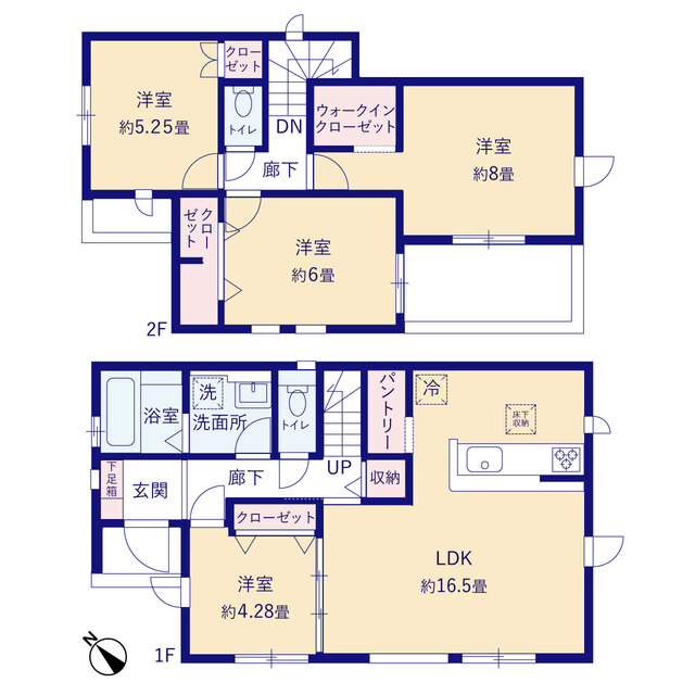 グラファーレ4308さいたま市プラザ５期１棟の見取り図