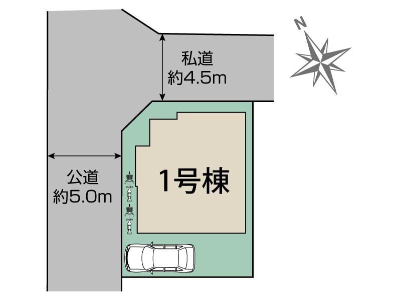 ブルーミングガーデン相模原市緑区西橋本３丁目１棟の見取り図