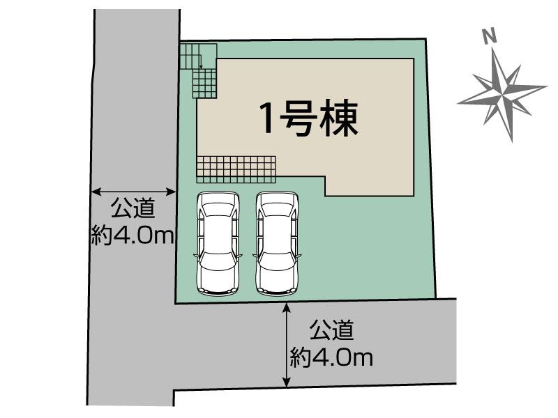 ブルーミングガーデン北九州市八幡西区春日台２丁目の見取り図