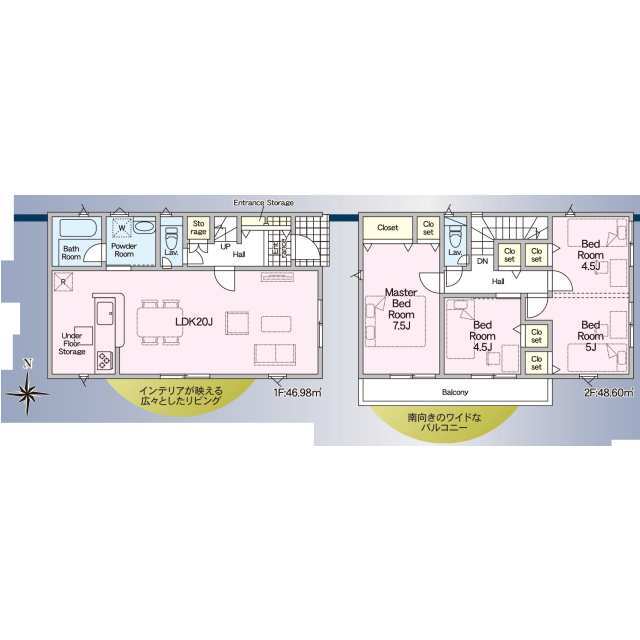 クレイドルガーデン一宮市篭屋 第3の見取り図