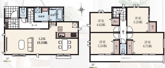 ハートフルタウン法人西東京東伏見の見取り図