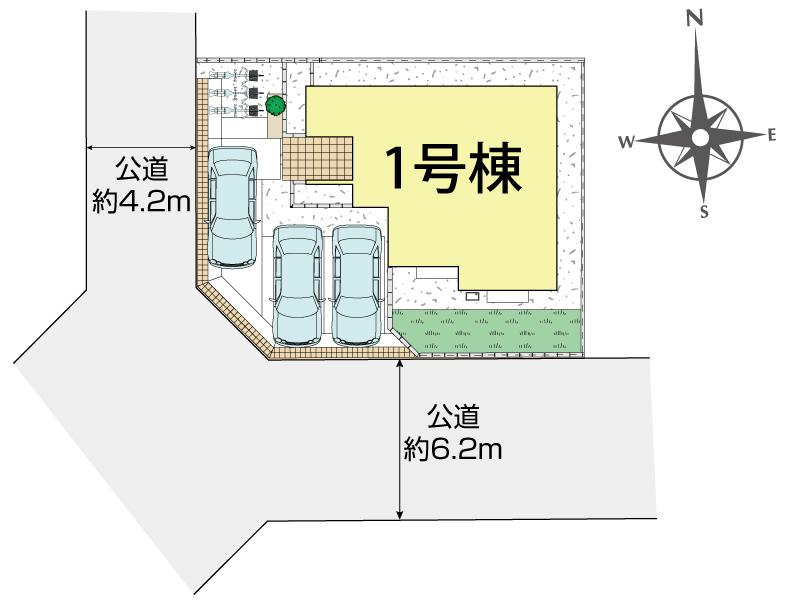 ブルーミングガーデンさいたま市桜区白鍬２期１棟の見取り図