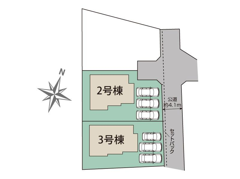 ブルーミングガーデン安芸郡熊野町東山３棟の見取り図