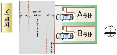 ハートフルタウン川口市上青木西3丁目11番の見取り図