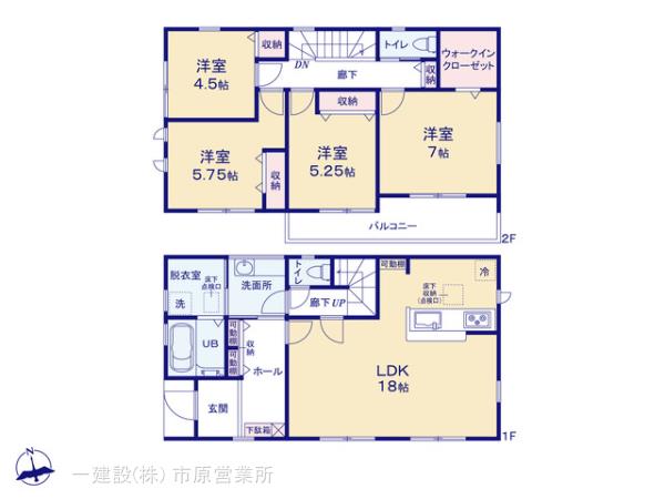 リーブルガーデン茂原市東部台１丁目第２の見取り図