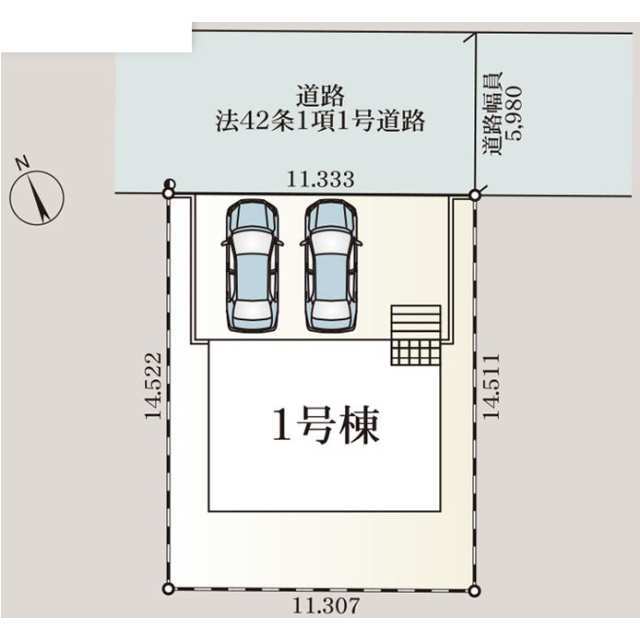 クレイドルガーデン深谷市岡里 第4の見取り図