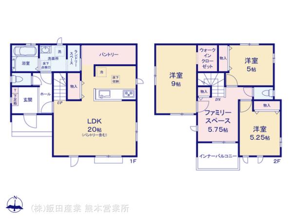 ハートフルタウン中央区本山3丁目282番の見取り図