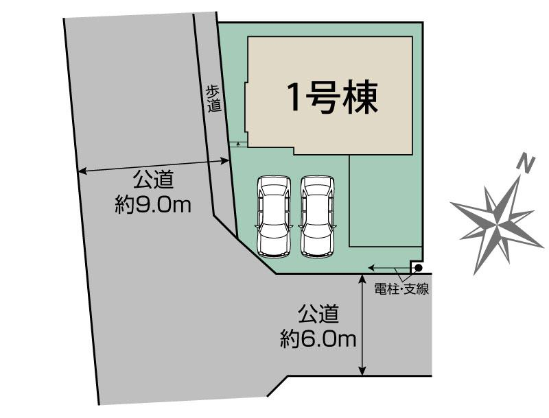 ブルーミングガーデン八千代市大和田新田２期１棟の見取り図