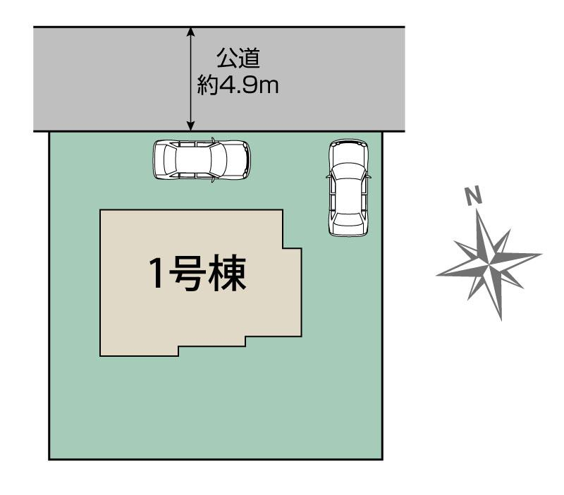 ブルーミングガーデン土浦市天川２丁目５期１棟の見取り図