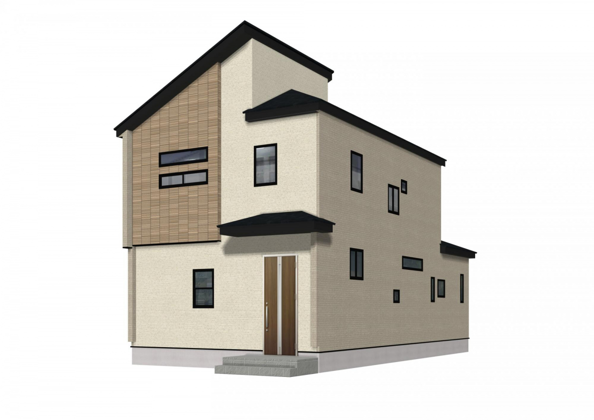 ブルーミングガーデン水戸市堀町３期１棟の外観②