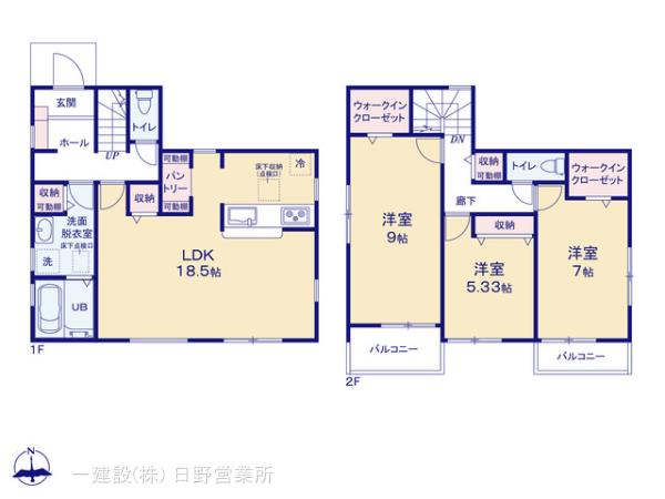 リーブルガーデンあきる野草花第６の見取り図
