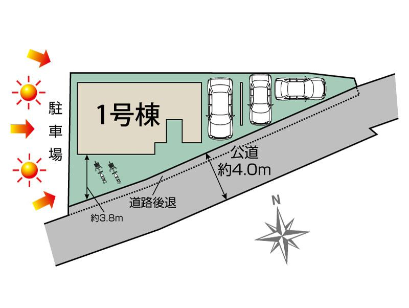 ブルーミングガーデン茅ヶ崎市東海岸北４丁目１棟の見取り図