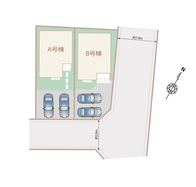 ハートフルタウン(春)春日井市高森台13期の外観②