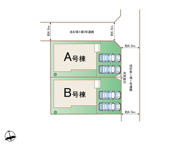 ハートフルタウン霞目二丁目227番の見取り図