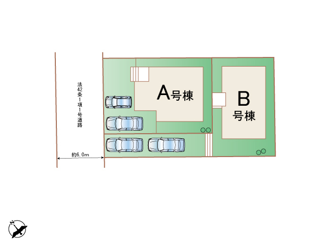 ハートフルタウン鶴ヶ谷一丁目32番の見取り図