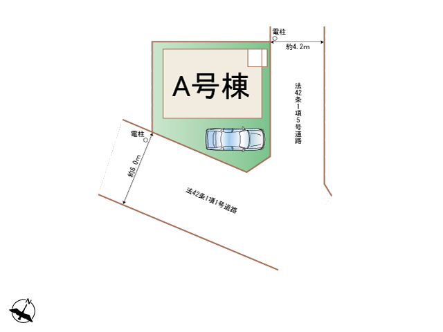 ハートフルタウン志木市中宗岡2丁目1387番の見取り図