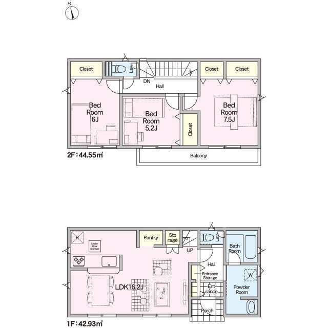 クレイドルガーデン南足柄市関本　第8の見取り図