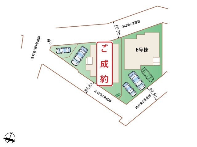 ハートフルタウン南風原町照屋67番の見取り図