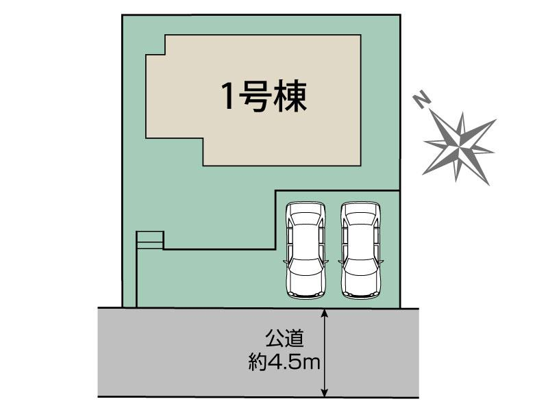 ブルーミングガーデン鳩山町楓ケ丘４丁目１棟の見取り図