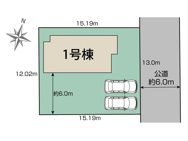ブルーミングガーデン坂戸市鶴舞２丁目４期１棟の見取り図