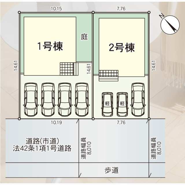 クレイドルガーデン福岡市西区今宿 第4の見取り図