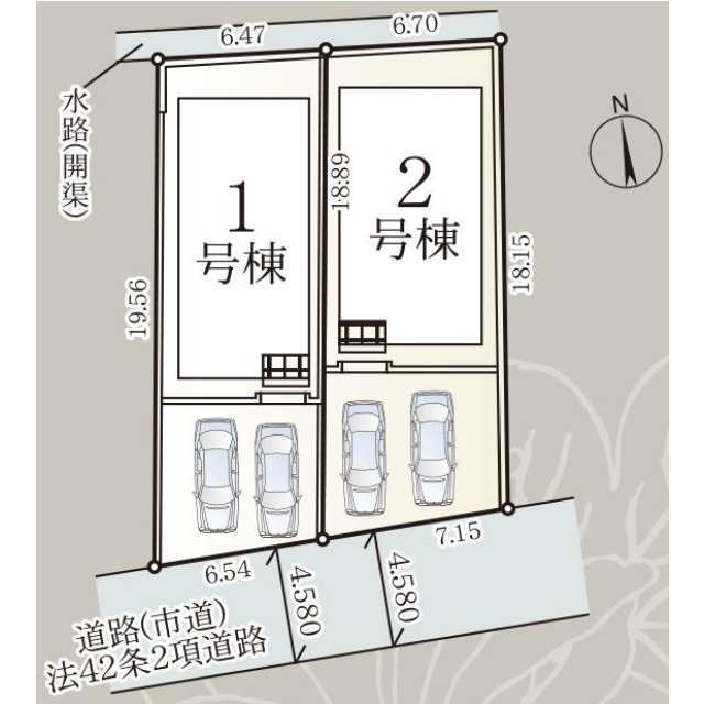 クレイドルガーデン小郡市小郡 第22の見取り図