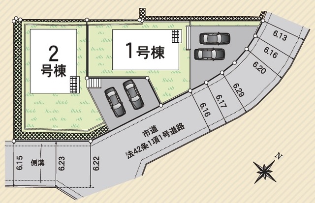 ■区画図（図面と異なる場合は現況優先）