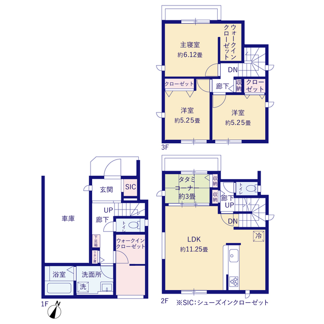 グラファーレ4392広島市船越南２棟の見取り図