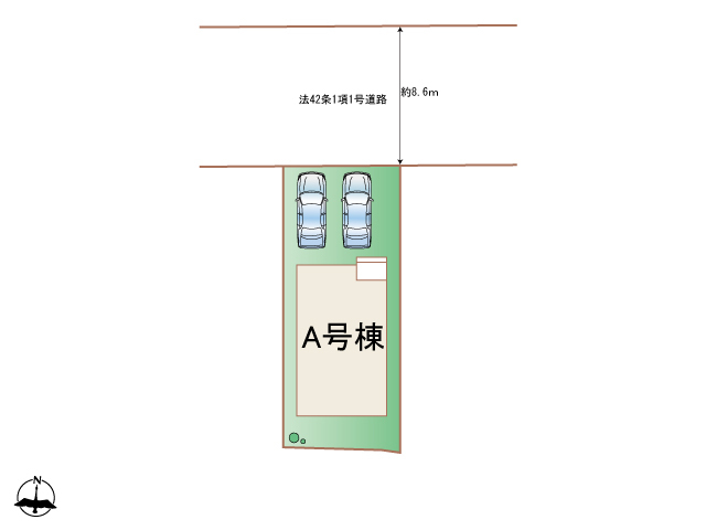 ハートフルタウン(東)江南市宮後町2期の見取り図