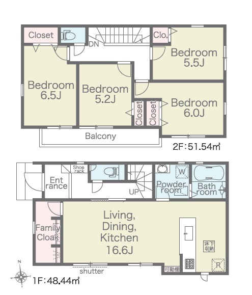 リナージュ平塚南金目　第１期の見取り図