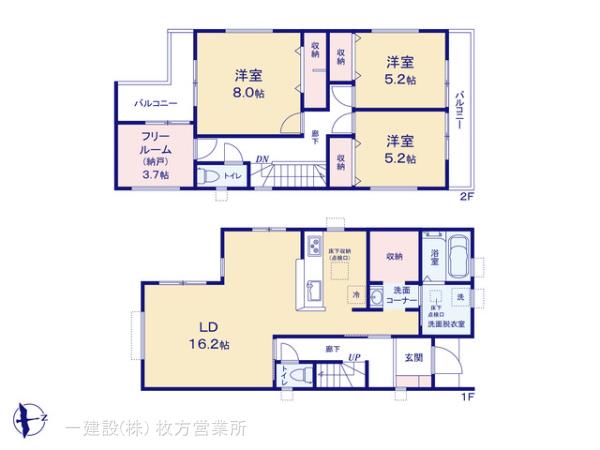 リーブルガーデン生野区田島３丁目の見取り図