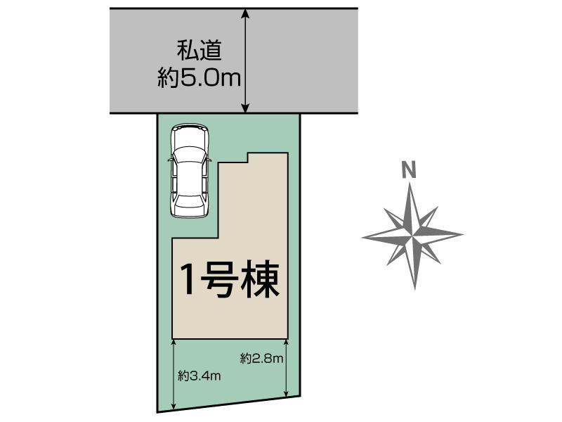 ブルーミングガーデン国分寺市並木町１丁目１棟の見取り図
