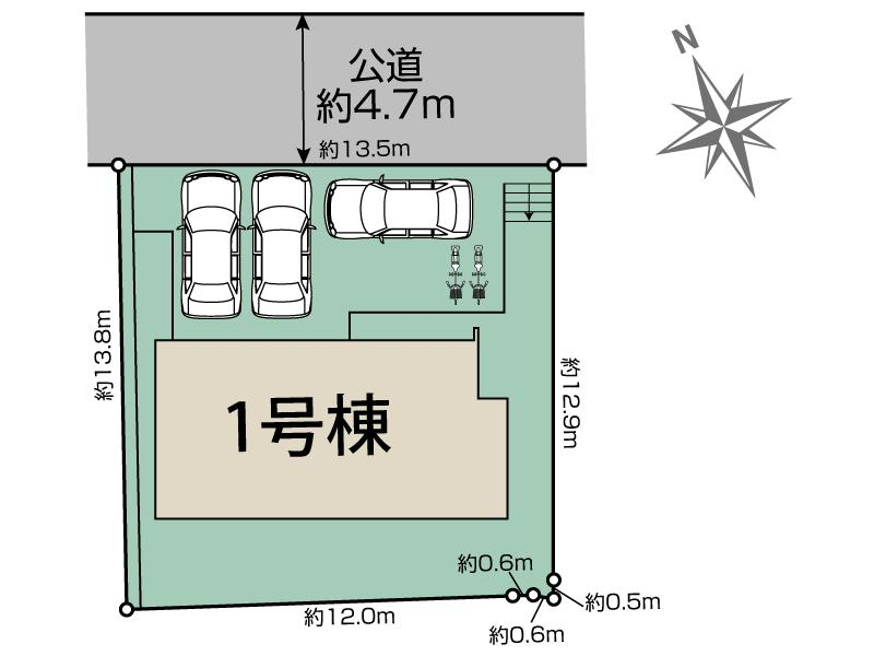 ブルーミングガーデン北葛城郡王寺町本町４丁目１棟の見取り図