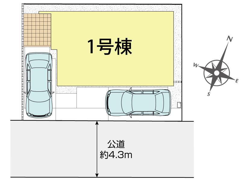 ブルーミングガーデンさいたま市桜区白鍬１棟の見取り図