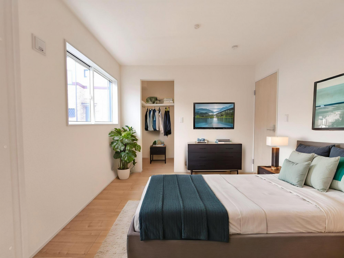 【（3）号棟】5.25帖洋室 ※家具等をCGで加工しています。※家具付き販売ではございません。