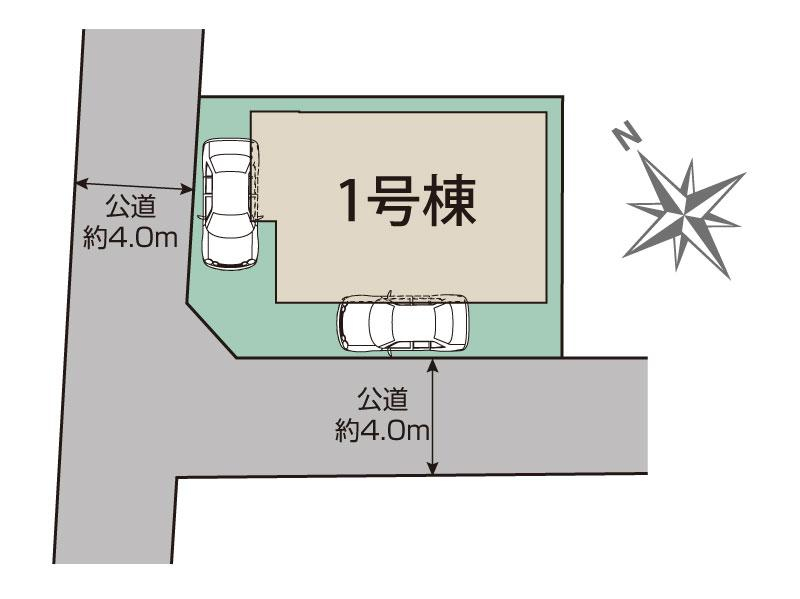 ブルーミングガーデン江南市飛高町門野１棟の見取り図