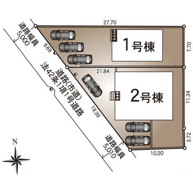 クレイドルガーデン宮崎市恒久 第16の見取り図