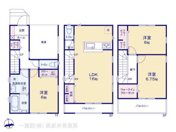 リーブルガーデン三郷市高州４期の見取り図