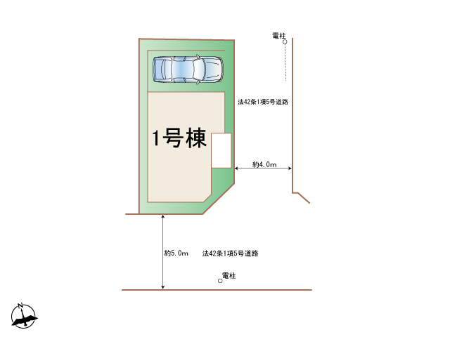 ハートフルタウン神戸垂水区乙木2丁目870番の見取り図
