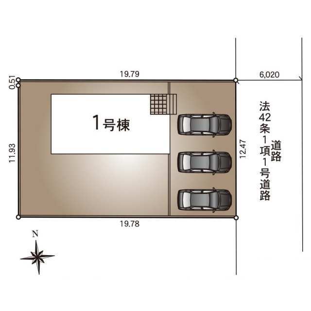 クレイドルガーデン塩尻市広丘吉田 第5の見取り図