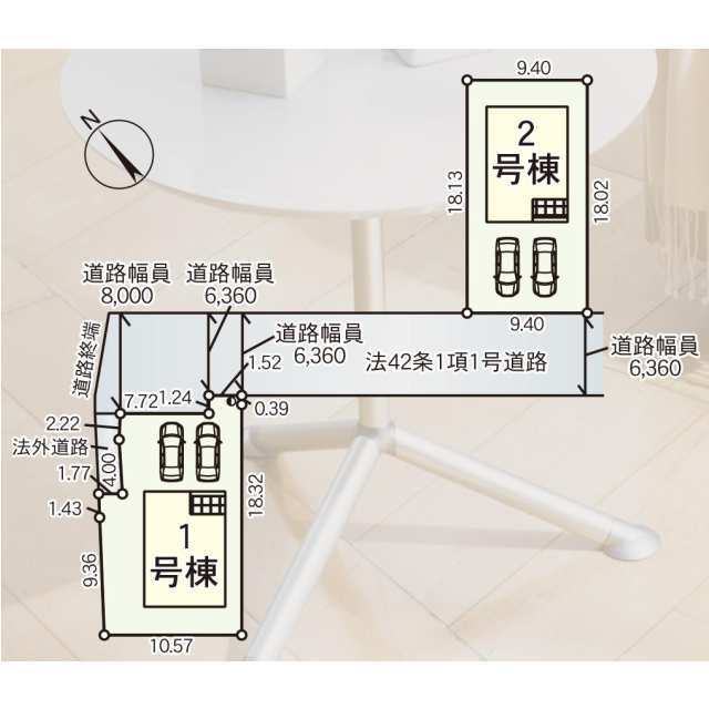 クレイドルガーデン彦根市彦富町 第3の見取り図