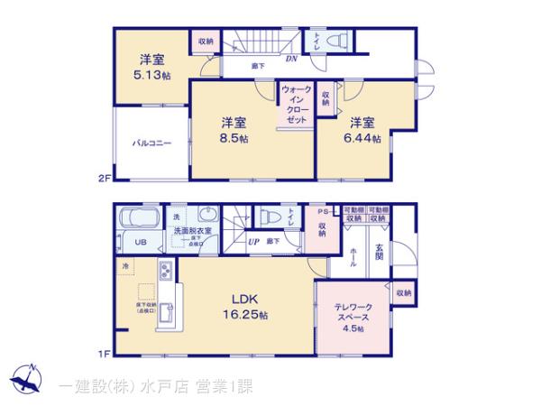 リーブルガーデンひたちなか船窪第１の見取り図
