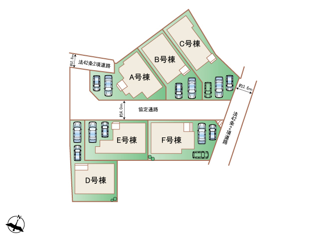 ハートフルタウン那覇市三原3丁目393番の見取り図