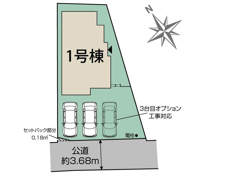 ブルーミングガーデン鎌ヶ谷市東初富５丁目１棟の見取り図