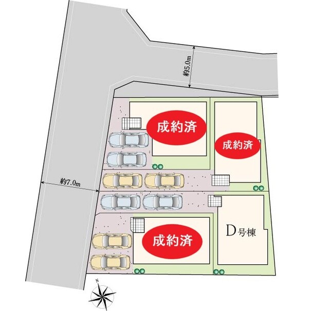 ハートフルタウン八千代市萱田町790番の見取り図