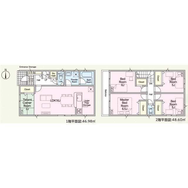 クレイドルガーデン大垣市綾野町 第1の見取り図
